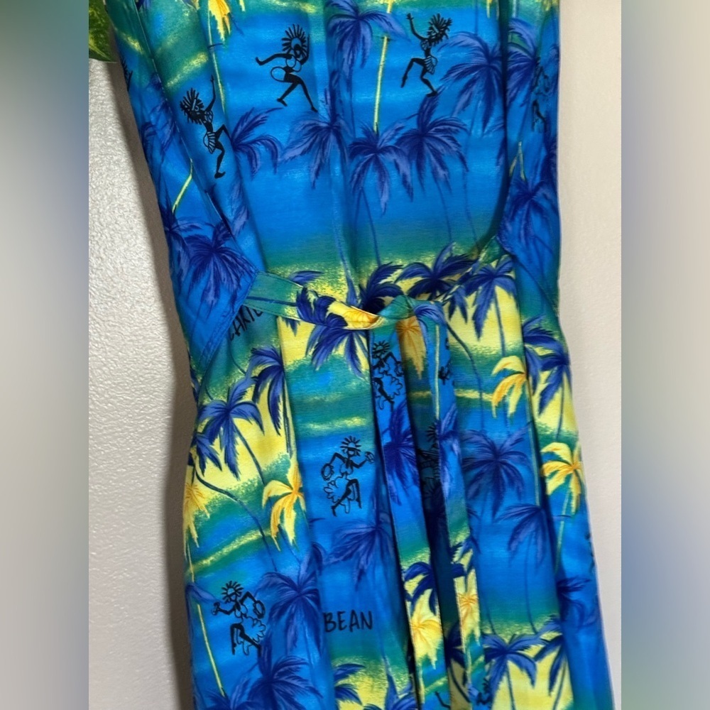 Vintage Rima Tropical Beach Coverup Caribbean One Size - Picture 7 of 8